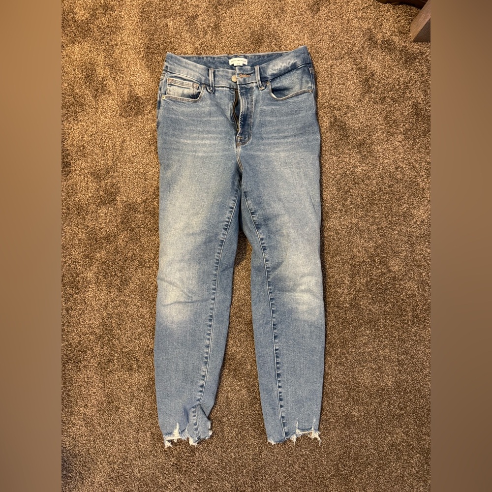 Good American Light Blue Skinny Jeans